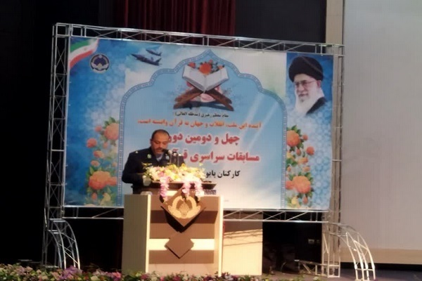 سرگرد سیدمحسن مصطفوی‌زاده، رئیس مرکز قرآن، عترت و نماز اداره عقیدتی ـ سیاسی نهاجا