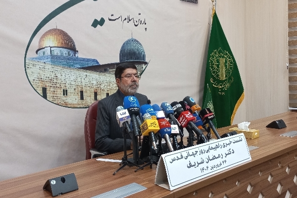 سردار رمضان شریف، رئیس ستاد مرکزی انتفاضه و قدس شورای هماهنگی تبلیغات اسلامی