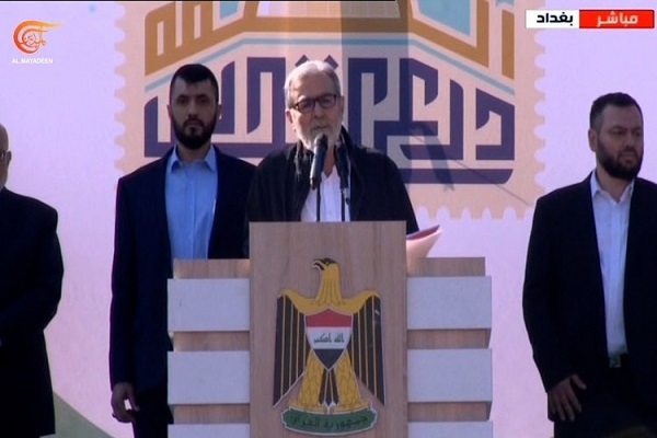 مقاومت عراق خطاب به فلسطینیان: سلاح و آرمان ما و شما مشترک است/آماده مقاومت عراق خطاب به فلسطینیان: سلاح و آرمان ما و شما مشترک است/آماده