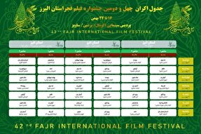 آغاز اکران فیلم‌های جشنواره بین‌المللی فجر در البرز