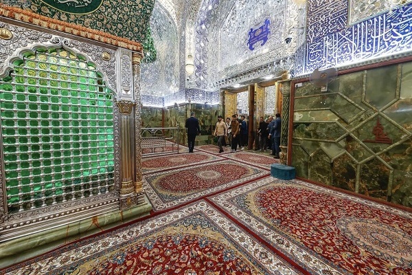 صحن و سرای امیرالمؤمنین(ع) در شب میلاد + عکس صحن و سرای امیرالمؤمنین(ع) در شب میلاد + عکس