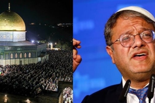 استقبال از سلب اختیارات مدیریتی وزیر افراطی صهیونیست در مسجدالاقصی استقبال از سلب اختیارات مدیریتی وزیر افراطی صهیونیست در مسجدالاقصی