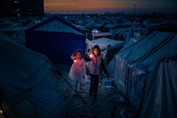 استقبال آوارگان فلسطینی از ماه رمضان + عکس