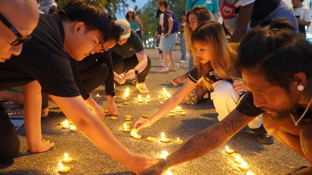 تجمع اعتراضی به جنایات اسرائیل در چیانگ مای تایلند تجمع اعتراضی به جنایات اسرائیل در چیانگ مای تایلند