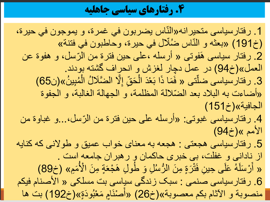 هفت اقلیم سیاسی در نهج‌البلاغه و شناخت 622 سال جاهلیت جهان