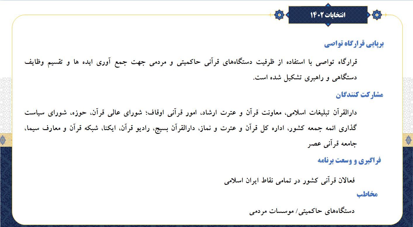 ایجاد قرارگاه «تواصی» ایجاد قرارگاه «تواصی»