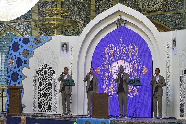 محفل قرآنی شب نیمه شعبان در مسجد مقدس جمکران برگزار شد