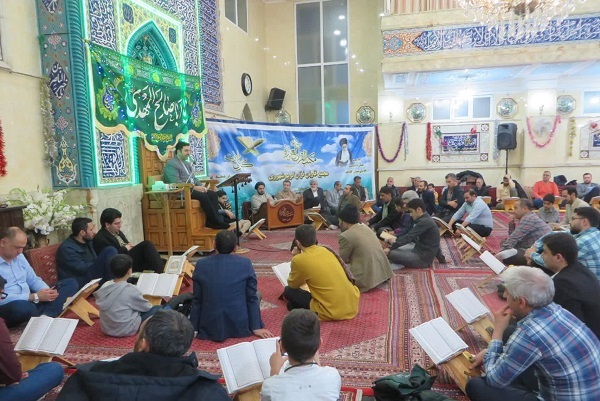 برگزاری احیای قرآنی شب نیمه‌شعبان در مسجد صدوق