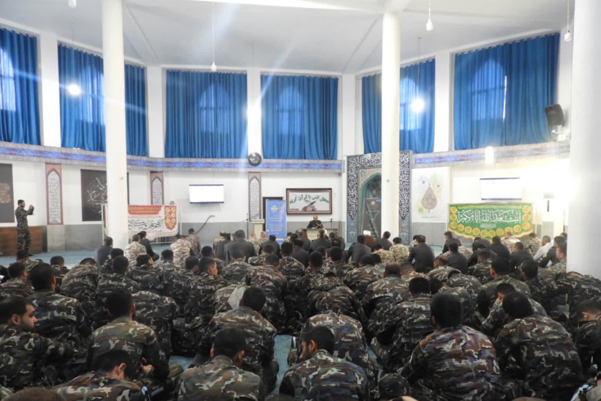 مراسم وداع با ماه رمضان در منطقه پدافندهوایی تهران(شمال)