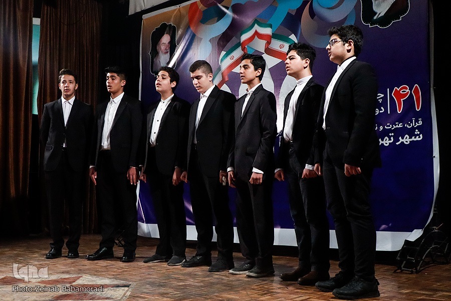 بخش نهایی مرحله استانی رقابت‌های همخوانی و مدیحه‌سرایی دانش‌آموزان