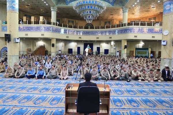 اجرای کاروان قرآنی «فجر» مشهد در ستاد آجا + عکس