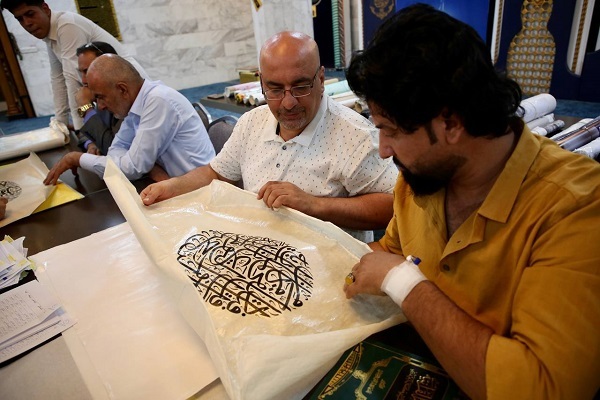 برگزاری نمایشگاه خط عربی توسط عتبه حسینی برگزاری نمایشگاه خط عربی توسط عتبه حسینی