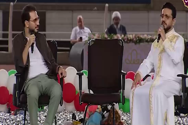 منافسه زیبای قاری ایرانی و عراقی  + فیلم