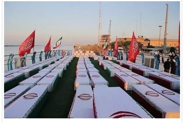 ورود پیکرهای تازه تفحص شده از مرز شلمچه