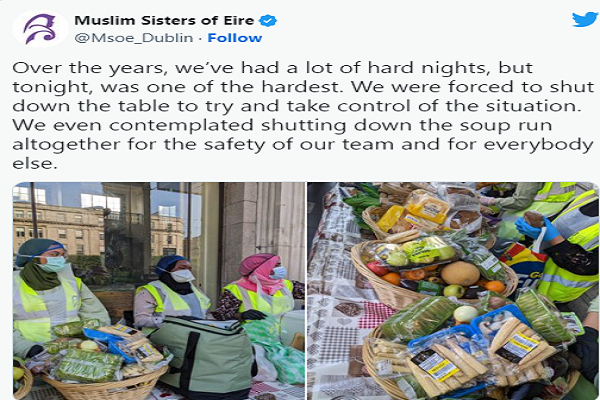 خواهران مسلمان ایرلند و کمک به پائینترین اقشار جامعه خواهران مسلمان ایرلند و کمک به پائینترین اقشار جامعه