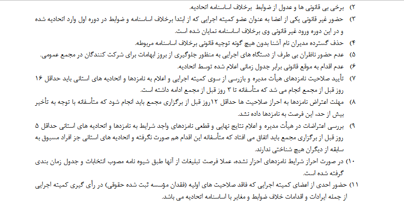 تأخیر در برگزاری مجمع عمومی تا زمان رفع ابهامات + سند