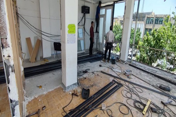 بازسازی مهدقرآن خوی از زلزله بازسازی مهدقرآن خوی از زلزله