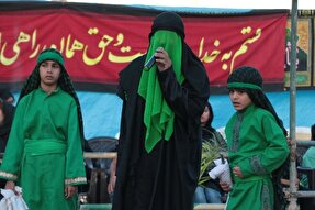 عکس | اجرای تعزیه شهادت حضرت علی‌اکبر(ع) در کرمان