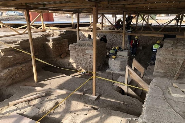 کشف 4 نمازخانه تاریخی در زیر مسجد جامع نوری موصل کشف 4 نمازخانه تاریخی در زیر مسجد جامع نوری موصل