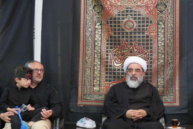 مجلس عزاداری عاشورا در دفتر آیت‌الله فاضل لنکرانی برگزار شد