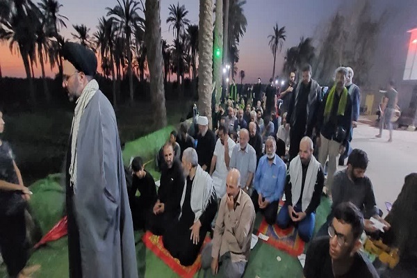 حضور کاروان اربعینی مجتمع آموزش، عالی قرآن و حدیث در کربلا