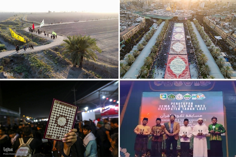 تجلی وحدت مسلمین حول قرآن در بین‌الحرمین حسینی