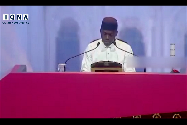 فیلم | تلاوت نفر اول مسابقات قرآن مالزی