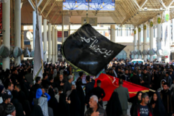 برگزاری مراسم سالروز شهادت حضرت فاطمه زهرا (س) در کربلا + تصاویر