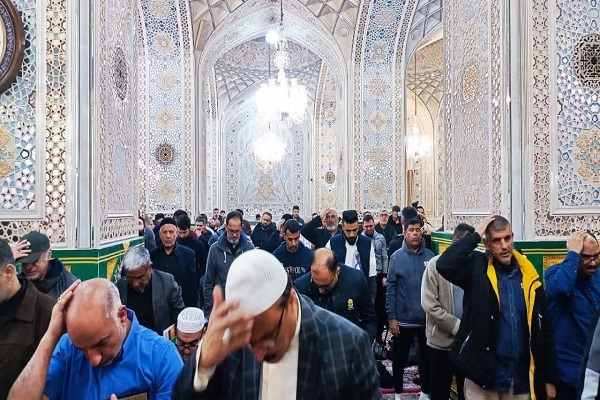 مراسم ویژه احیای زائران غیرایرانی در حرم مطهر رضوی برگزار شد