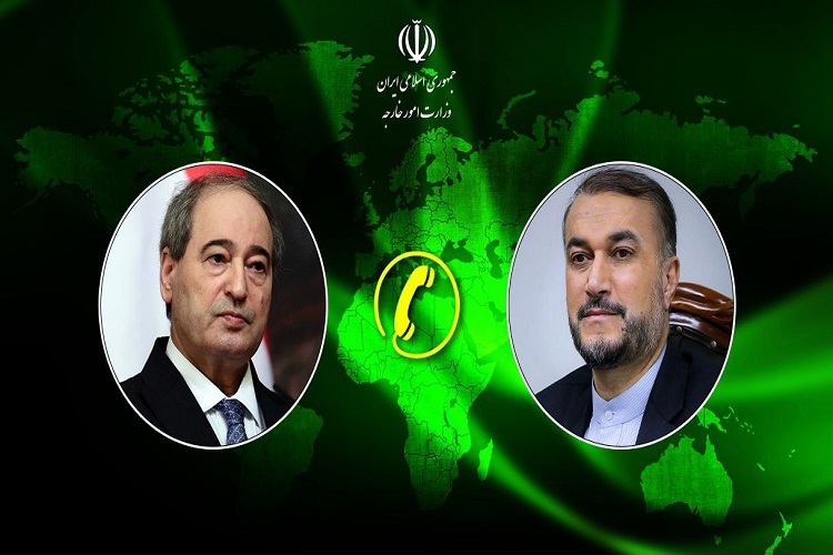 گفتوگوی تلفنی وزرای خارجه ایران و سوریه گفتوگوی تلفنی وزرای خارجه ایران و سوریه