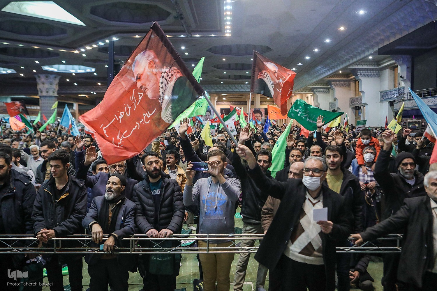 آیین بزرگداشت پنجمین سالگرد شهید سلیمانی در مصلای امام خمینی(ره) آیین بزرگداشت پنجمین سالگرد شهید سلیمانی در مصلای امام خمینی(ره)