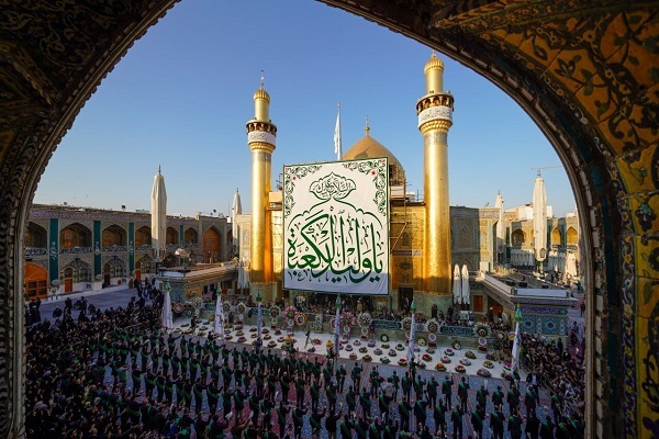 عکس | برگزاری مراسم جشن خادمان آستان علوی در نجف اشرف