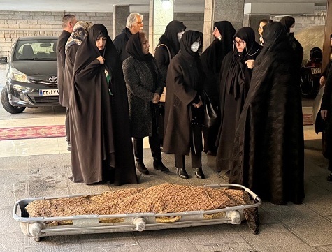 تشییع پیکر منیر گرجی بدون تشریفات تشییع پیکر منیر گرجی بدون تشریفات