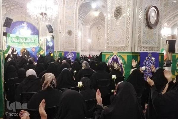 جشن مناسبتی «ولادت اقمار» در حرم مطهر رضوی برگزار شد