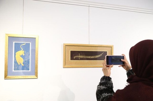 ارسالی/// نمایشگاه نگارگری ایرانی-اسلامی «زرین بوم» افتتاح شد