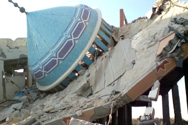 تخریب کامل بیش از 600 مسجد در غزه