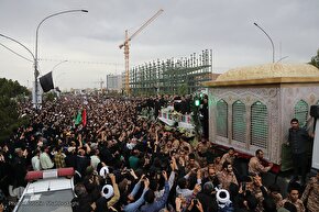 تشییع پیکر رئیس جمهور شهید در قم