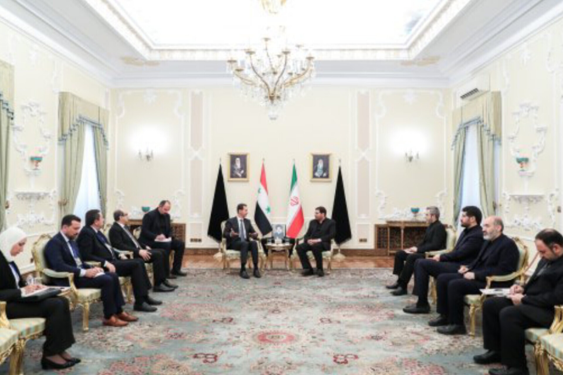 مخبر در دیدار رئیسجمهور سوریه مخبردر دیدار رئیس جمهور سوریه