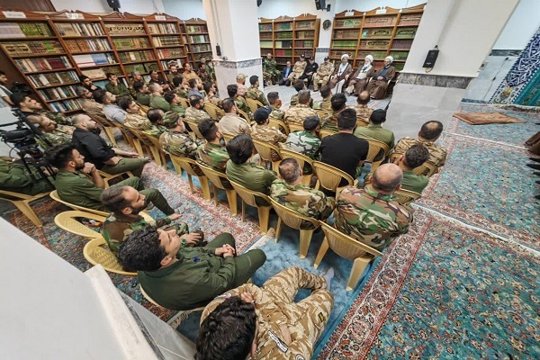 آیت الله یعقوبی: بزرگی نعمت خدا و مسوولیت پیوستن به حشد الشعبی را ارج نهید/ از خلوص نیت و روحیه معنوی خود محافظت کنید + عکس آیت الله یعقوبی: بزرگی نعمت خدا و مسوولیت پیوستن به حشد الشعبی را ارج نهید/ از خلوص نیت و روحیه معنوی خود محافظت کنید + عکس