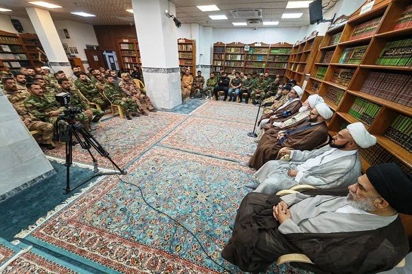 آیت الله یعقوبی: بزرگی نعمت خدا و مسوولیت پیوستن به حشد الشعبی را ارج نهید/ از خلوص نیت و روحیه معنوی خود محافظت کنید + عکس