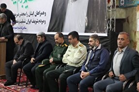 عکس | برگزاری مراسم عزاداری آیت الله رئیسی و هیئت همراه در قروه