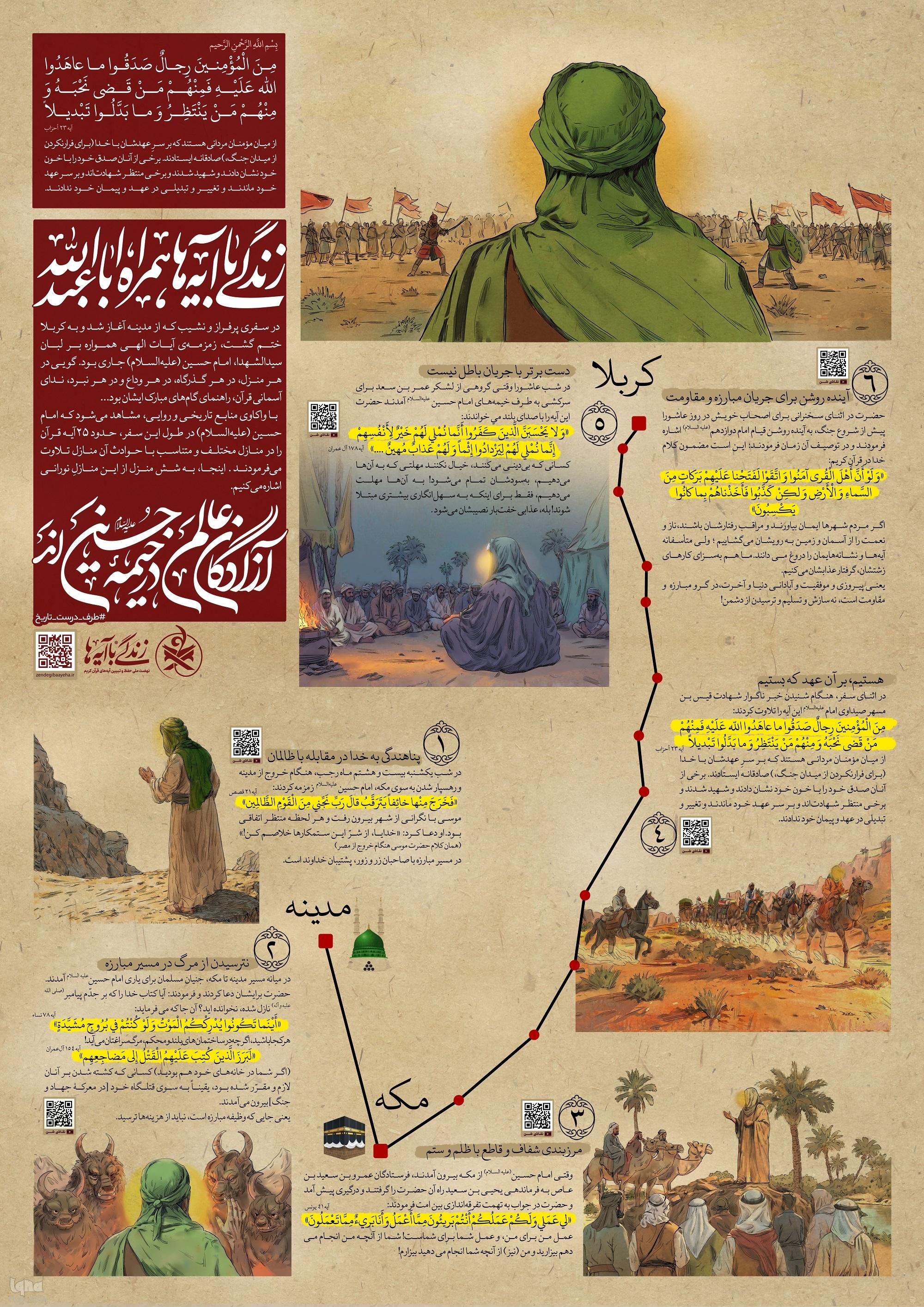 زندگی با آیهها همراه اباعبدالله(ع)+ اینفوگرافی زندگی با آیهها همراه اباعبدالله(ع)+ اینفوگرافی