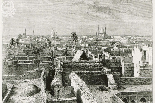 تصویری قدیمی از شهر کربلا در قرن 19