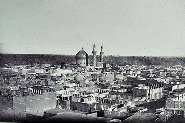 تصویری قدیمی از شهر کربلا