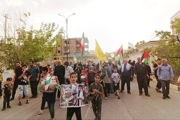 تجمع مردم دهکده قرآنی «سار» در محکومیت ترور اسماعیل هنیه