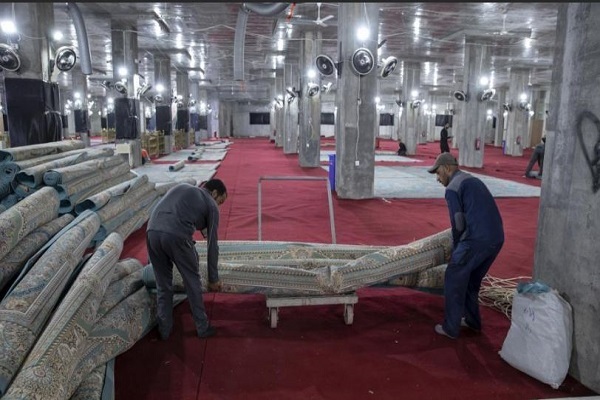 صحن «ام البنین»؛ آماده استقبال از زائران اربعین صحن «ام البنین»؛ آماده استقبال از زائران اربعین