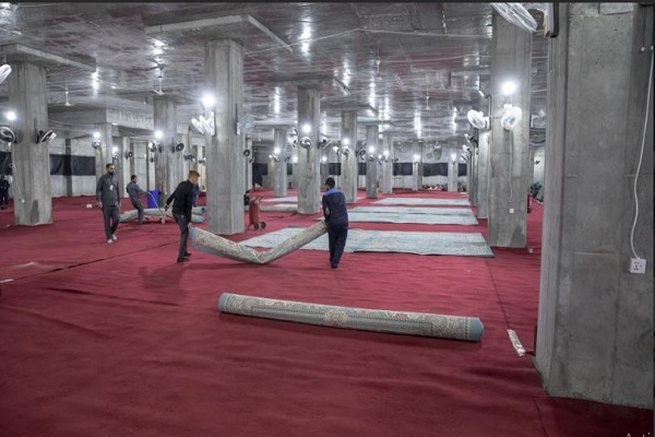 صحن «ام البنین»؛ آماده استقبال از زائران اربعین صحن «ام البنین»؛ آماده استقبال از زائران اربعین