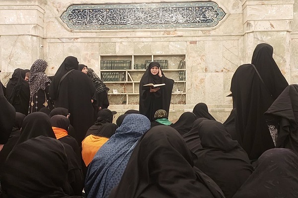 برنامههای قرآنی بانوان مسیر پیادهروی اربعین + عکس برنامههای قرآنی بانوان مسیر پیادهروی اربعین + عکس