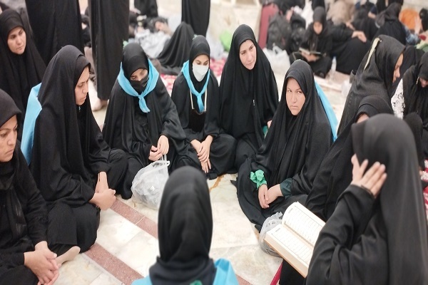 برنامههای قرآنی بانوان مسیر پیادهروی اربعین + عکس برنامههای قرآنی بانوان مسیر پیادهروی اربعین + عکس