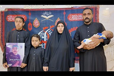 فیلم | خدمت‌رسانی موکب‌دار عراقی با وجود غم از دست‌دادن فرزند